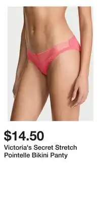 Victoria's Secret Victoria's Secret Stretch Pointelle Bikini Panty offer