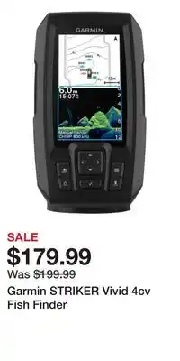 Cabela's Garmin STRIKER Vivid 4cv Fish Finder offer