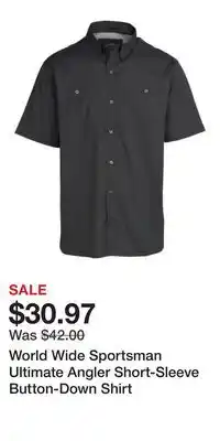 Cabela's World Wide Sportsman Ultimate Angler Short-Sleeve Button-Down Shirt offer