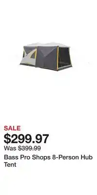 Cabela's Bass Pro Shops 8-Person Hub Tent offer