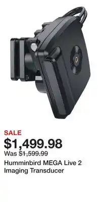 Cabela's Humminbird MEGA Live 2 Imaging Transducer offer
