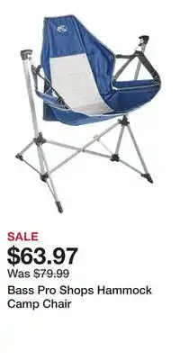 Cabela's Bass Pro Shops Hammock Camp Chair offer