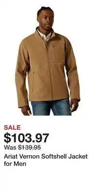 Cabela's Ariat Vernon Softshell Jacket for Men offer