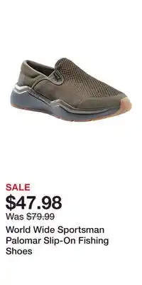 Cabela's World Wide Sportsman Palomar Slip-On Fishing Shoes offer