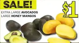 Meijer Extra large avocados large honey mangos offer