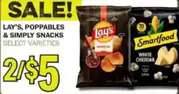 Meijer Lay's, poppables & simply snacks offer