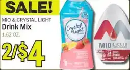 Meijer Mio & crystal light drink mix offer