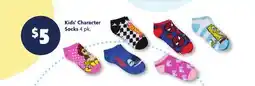 Family Dollar Kids' Character Socks offer