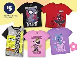Family Dollar Kids' Character Tees offer