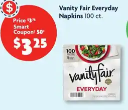 Family Dollar Vanity Fair Everyday Napkins offer