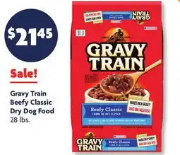 Family Dollar Gravy Train Beefy Classic Dry Dog Food offer