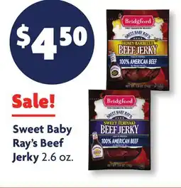 Family Dollar Sweet Baby Ray's Beef Jerky offer