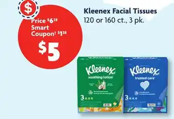 Family Dollar Kleenex Facial Tissues offer