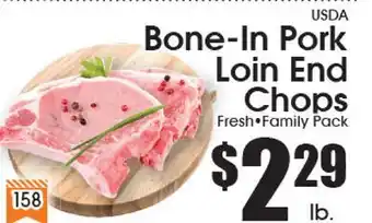 Supremo Foods Inc USDA Bone-In Pork Loin End Chops offer