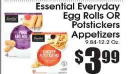 Supremo Foods Inc Essential Everyday Egg Rolls OR Potstickers Appetizers offer
