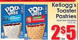 Supremo Foods Inc Kellogg's Toaster Pastries offer