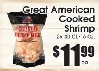 Supremo Foods Inc Great American Cooked Shrimp offer