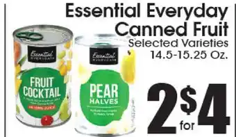 Supremo Foods Inc Essential Everyday Canned Fruit offer