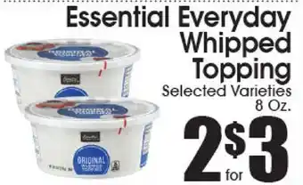 Supremo Foods Inc Essential Everyday Whipped Topping offer