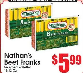 Supremo Foods Inc Nathan's Beef Franks offer