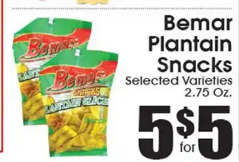Supremo Foods Inc Bemar Plantain Snacks offer