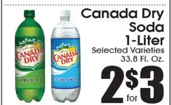 Supremo Foods Inc Canada Dry Soda offer