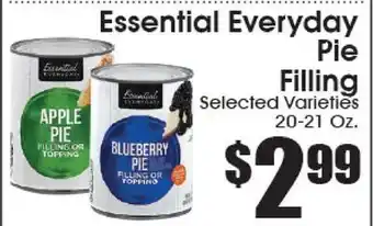 Supremo Foods Inc Essential Everyday Pie Filling offer