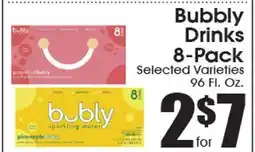 Supremo Foods Inc Bubbly Drinks offer
