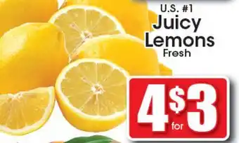 Supremo Foods Inc U.S. #1 Juicy Lemons offer