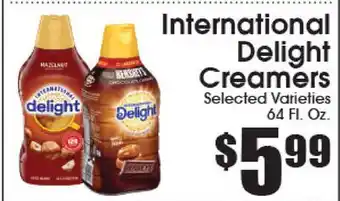 Supremo Foods Inc International Delight Creamers offer