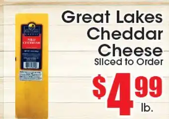 Supremo Foods Inc Great Lakes Cheddar Cheese offer