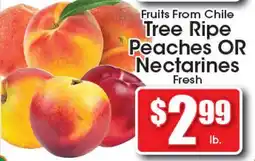 Supremo Foods Inc Tree Ripe Peaches OR Nectarines offer