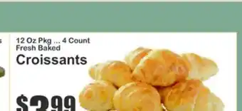 Key Food Fresh Baked Croissants offer