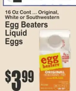 Key Food Egg Beaters Liquid Eggs offer