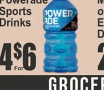 Key Food Powerade Sports Drinks offer