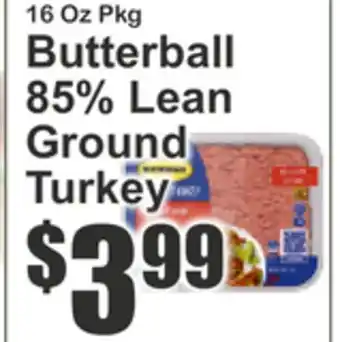 Key Food Butterball 85% Lean Ground Turkey offer
