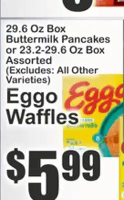 Key Food Eggo Waffles offer