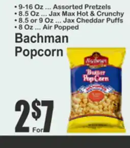 Key Food Bachman Popcorn offer