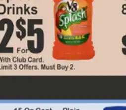 Key Food Selected Drinks offer