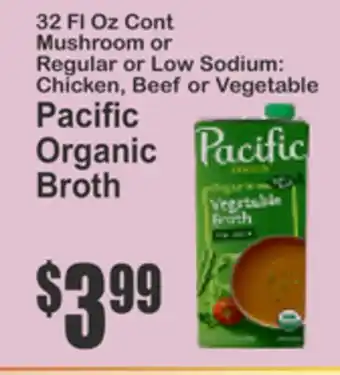 Key Food Pacific Organic Broth offer
