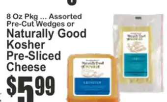 Key Food Naturally Good Kosher Pre-Sliced Cheese offer