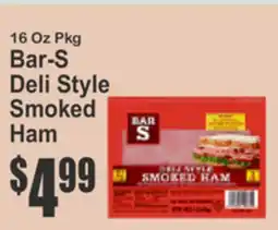 Key Food Bar-S Deli Style Smoked Ham offer
