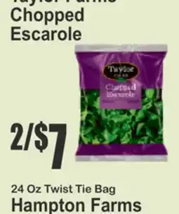 Key Food Taylor Farms Chopped Escarole offer