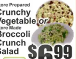 Key Food Store Prepared Crunchy Vegetable or Broccoli Crunch Salad offer
