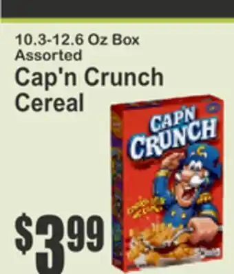 Key Food Cap'n Crunch Cereal offer
