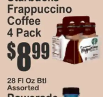 Key Food Starbucks Frappuccino Coffee offer