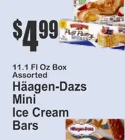 Key Food 11.1 Fl Oz Box Assorted Häagen-Dazs Mini Ice Cream Bars offer