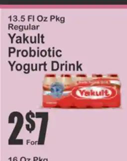 Key Food Yakult Probiotic Yogurt Drink offer