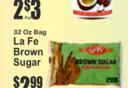 Key Food 32 Oz Bag La Fe Brown Sugar offer