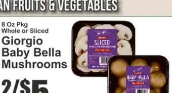 Key Food Giorgio Baby Bella Mushrooms offer